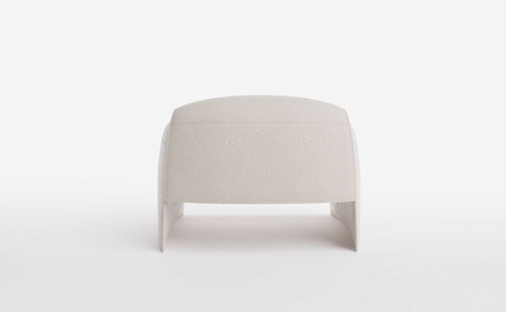 Кресло КЛАБ, Букле Вайт - фото № 3