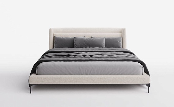 Кровать BLANCHE, 180 х 200 см, Buckle White - фото № 2