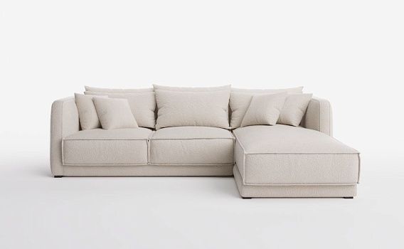 Диван VISION CORNE, Buckle White - фото № 1