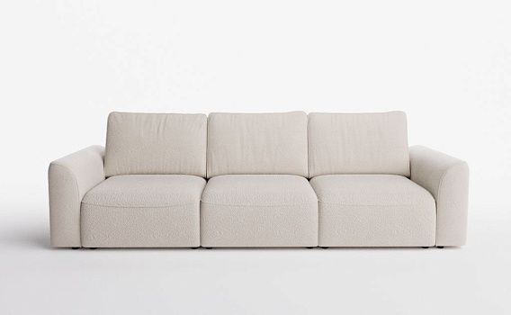 Диван BOSTON TRIPLE, 300 см, Buckle White - фото № 1