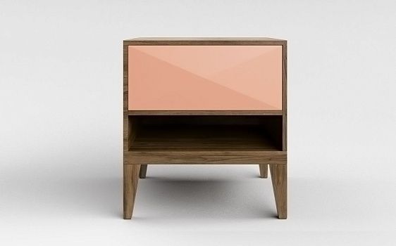 Тумба КОСМО С ящиком, RAL 3012 - фото № 1