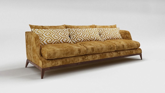 Диван DIMENSION TRIPLE PREMIUM, 290 см, Space 1207 + Coil 9861 - фото № 2