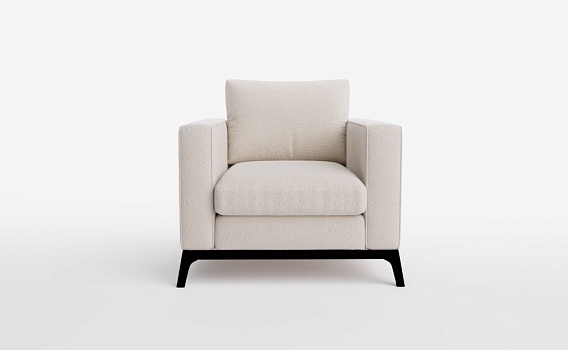 Кресло ЛЕННОКС ПРЕМИУМ, Букле Вайт - фото № 2