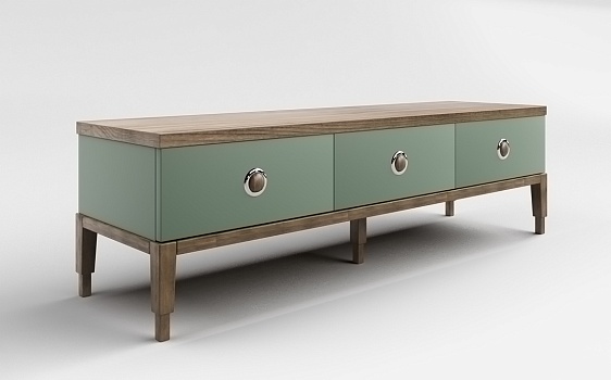 Тумба ДАЛИ ТРИПЛ, RAL 7033 - фото № 2