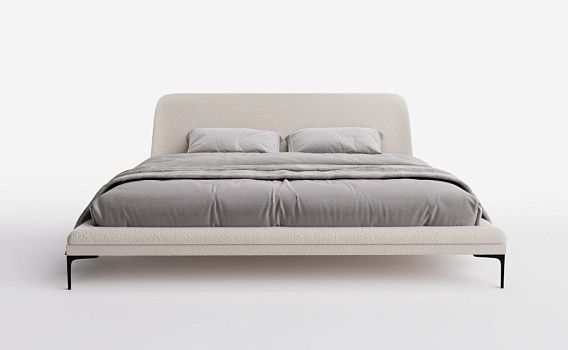 Кровать LIBERTY, 180 х 200 см, Buckle White - фото № 2