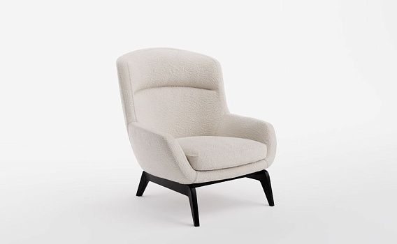 Кресло ЛОПА, Букле Вайт - фото № 1