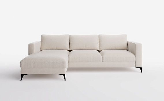 Диван LENNOX COLLAPSE DREAM CORNE, Buckle White - фото № 1