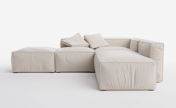 Диван PRICE CORNE, Buckle White - фото № 1