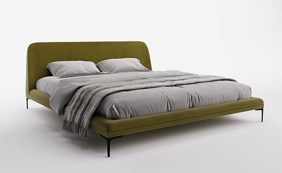 Кровать LIBERTY, 160 х 200 см, Velutto 69 - фото № 1