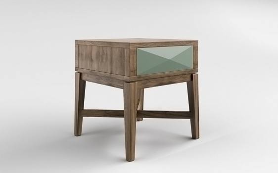 Тумба СПЕЙС с ящиком, RAL 7033 - фото № 2