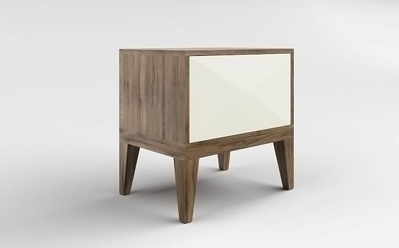 Тумба КОСМО М МДФ, RAL 3012 - фото № 2