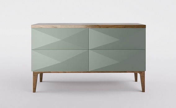 Комод КОСМО ХЛ, RAL 7033 - фото № 1