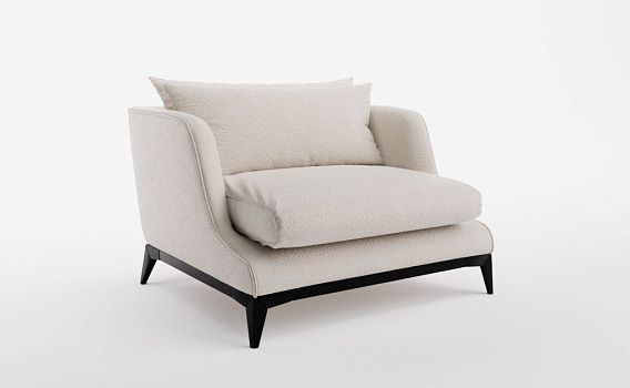 Кресло ДИМЕНШН ПРЕМИУМ, Букле Вайт - фото № 1