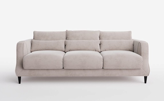 Диван DANTE PLAIN, 190 см, Velutto 07 - фото № 3