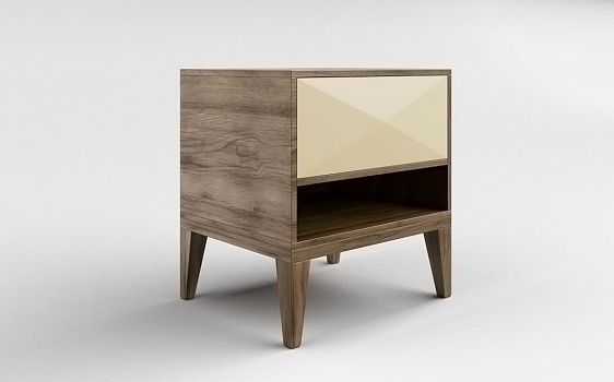 Тумба КОСМО С ящиком, RAL 1015 - фото № 2