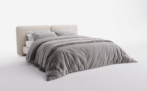 Кровать TATLIN, 180 х 200 см, Buckle White - фото № 1