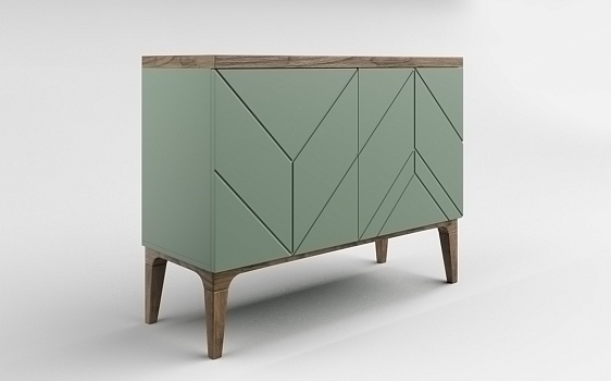 Комод МЕДЖИК ВУД, RAL 7033 - фото № 2