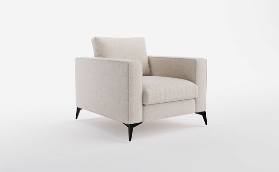 Кресло ЛЕННОКС, Букле Вайт - фото № 1