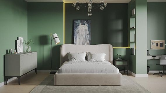 Кровать TOKIO, 180 х 200 см, Velutto 07 - фото № 2