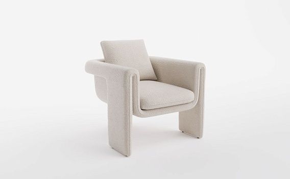 Кресло WHOOPER, Buckle White - фото № 1