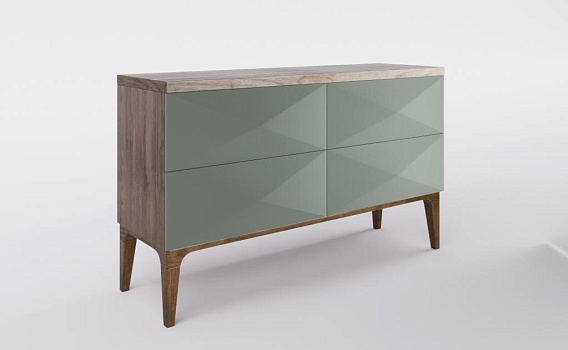 Комод КОСМО ХЛ, RAL 7033 - фото № 2