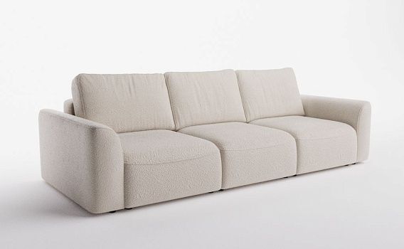 Диван BOSTON TRIPLE, 300 см, Buckle White - фото № 3