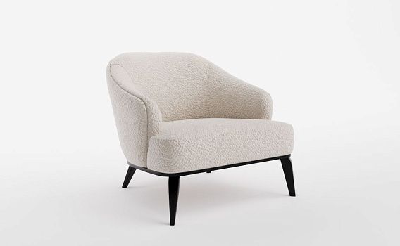 Кресло БЕНД, Букле Вайт - фото № 1