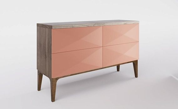 Комод КОСМО ХЛ, RAL 3012 - фото № 2