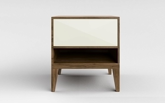 Тумба КОСМО С ящиком, RAL 9002 - фото № 1