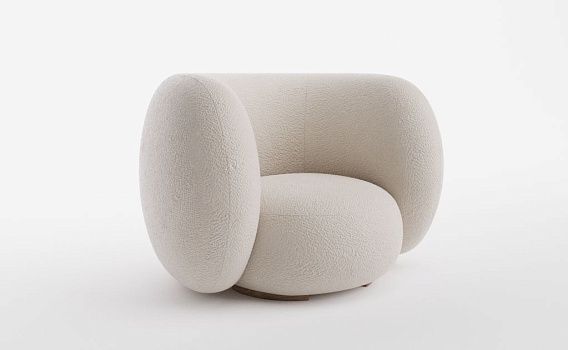 Кресло ФЛОРИДА, Букле Вайт - фото № 1