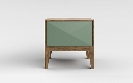 Тумба КОСМО М МДФ, RAL 7033 - фото № 1