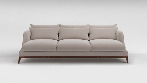 Диван DIMENSION TRIPLE PREMIUM, 290 см, Velutto 07 - фото № 1