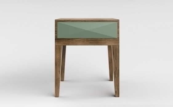 Тумба КОСМО С ВУД, RAL 7033 - фото № 1