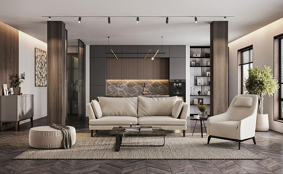 Диван DJUN, 180 см, Velutto 07 - фото № 3