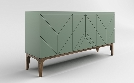 Комод МЕДЖИК ТРИПЛ, RAL 7033 - фото № 2