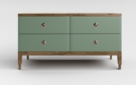 Комод DALI, RAL 7033 - фото № 1