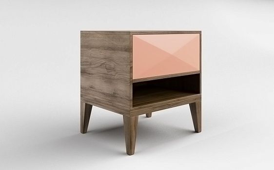 Тумба КОСМО С ящиком, RAL 3012 - фото № 2