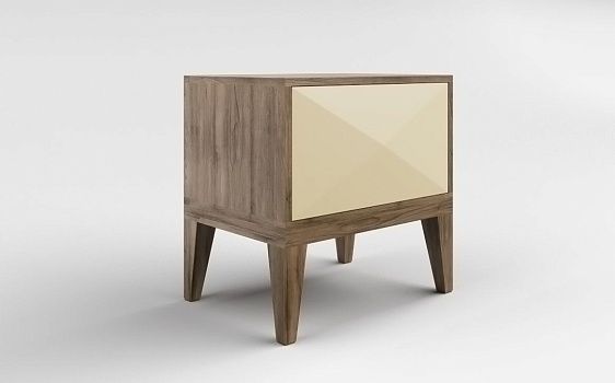 Тумба КОСМО М МДФ, RAL 1015 - фото № 2