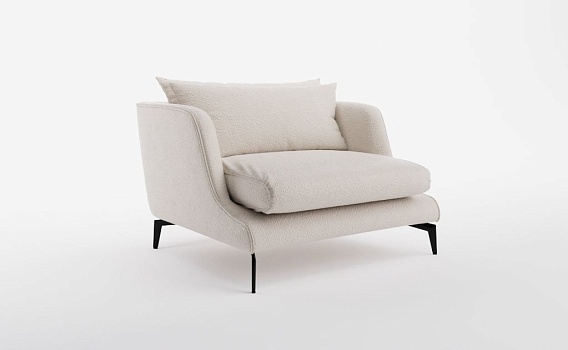 Кресло ДИМЕНШН, Букле Вайт - фото № 1