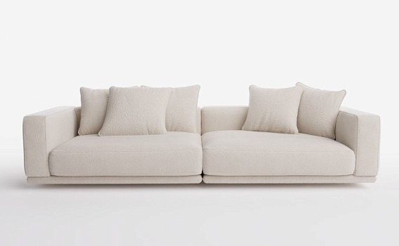 Диван WING, 310 см, Buckle White - фото № 1