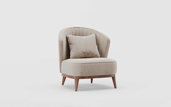 Кресло КОРОНА ПРИМЬЕР, Велутто 07 - фото № 1