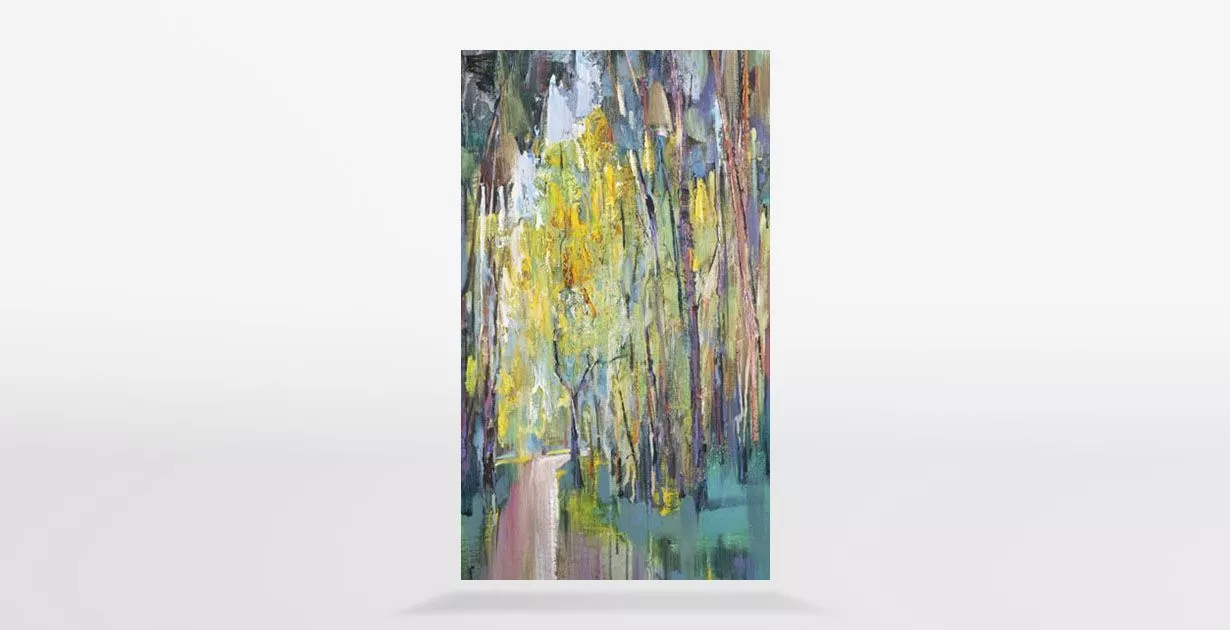 Картина "Осенняя аллея" - фото № 1