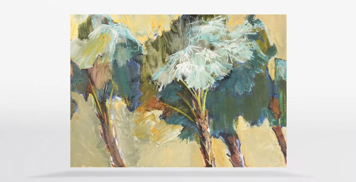 Картина "Пальмы в солнечный день" - фото № 1